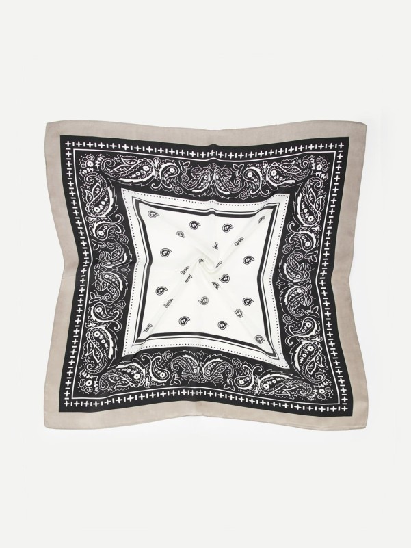 Men Paisley Print Bandana