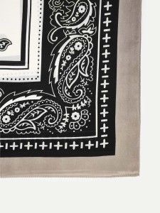 Men Paisley Print Bandana