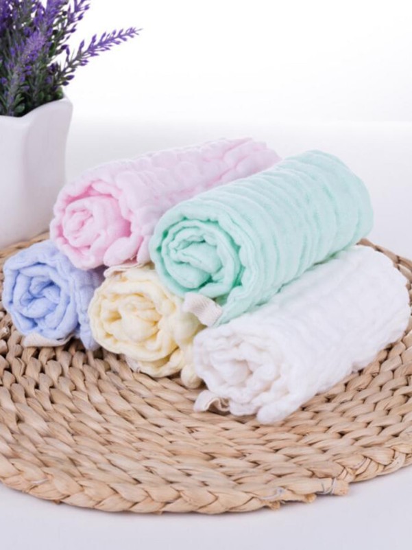 3pcs Kids Plain Face Towel