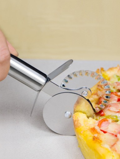 1pc Stainless Steel Pizza Roller Cutter