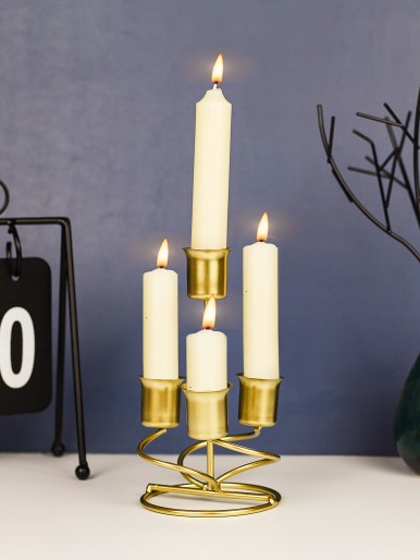 1pc Iron Candle Holder