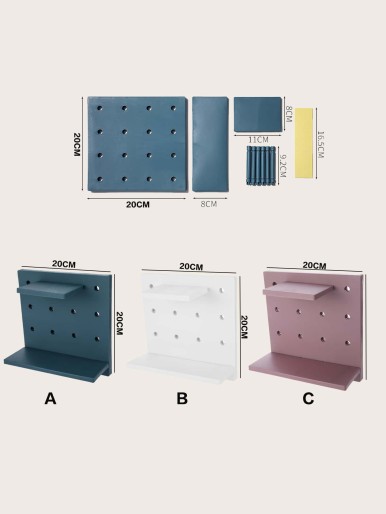 1pc Wall Mounted Storage Rack