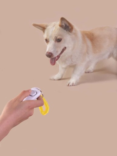 1pc Random Color Pet Training Clicker