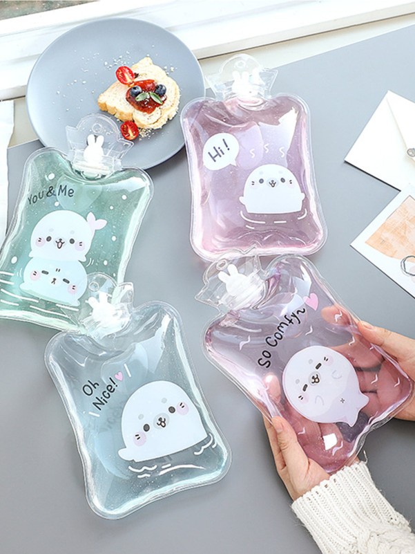 1pc Cartoon Graphic Random Hot Water Bag