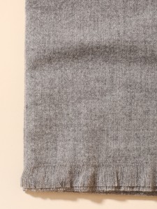 Men Raw Hem Scarf