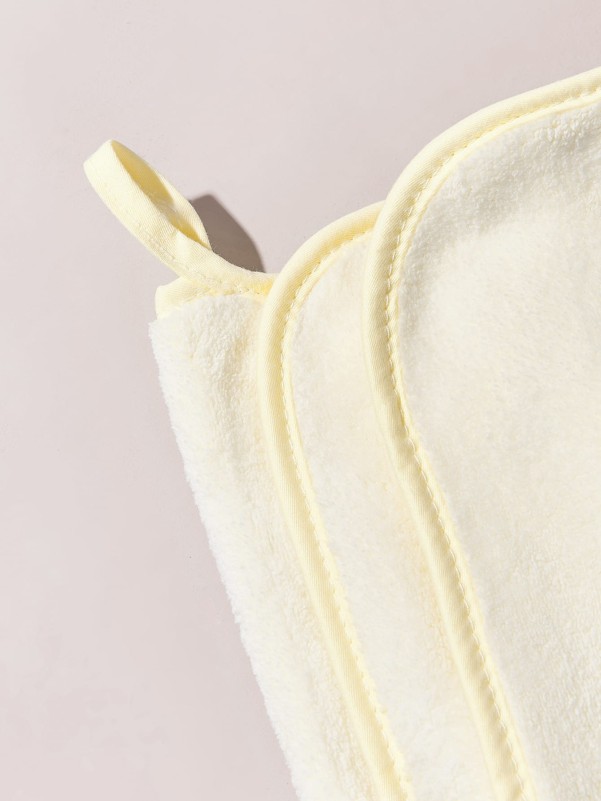 1pc Solid Color Face Towel