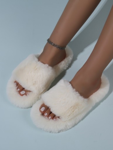 Minimalist Fluffy Slippers