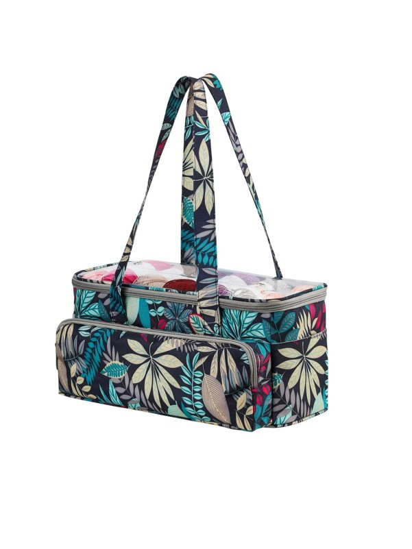 1pc Leaf Print Multifunction Storage Bag