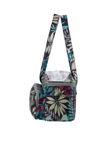 1pc Leaf Print Multifunction Storage Bag