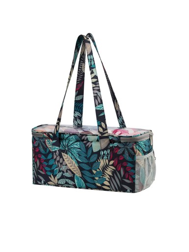 1pc Leaf Print Multifunction Storage Bag