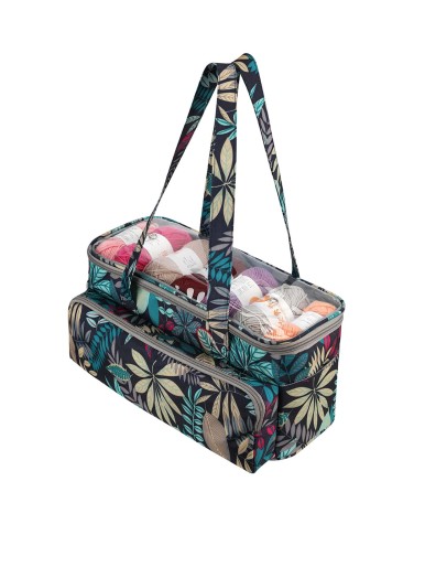 1pc Leaf Print Multifunction Storage Bag