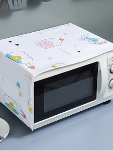 1pc Bottle Print Microwave Oven Cover