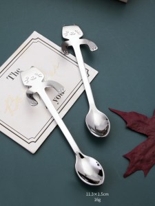 2pcs Cat Coffee Spoon