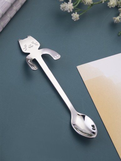 2pcs Cat Coffee Spoon