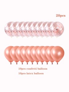 20pcs Confetti Latex Balloon Set