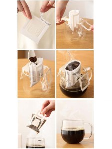 50pcs Drip Coffee Filter Bag