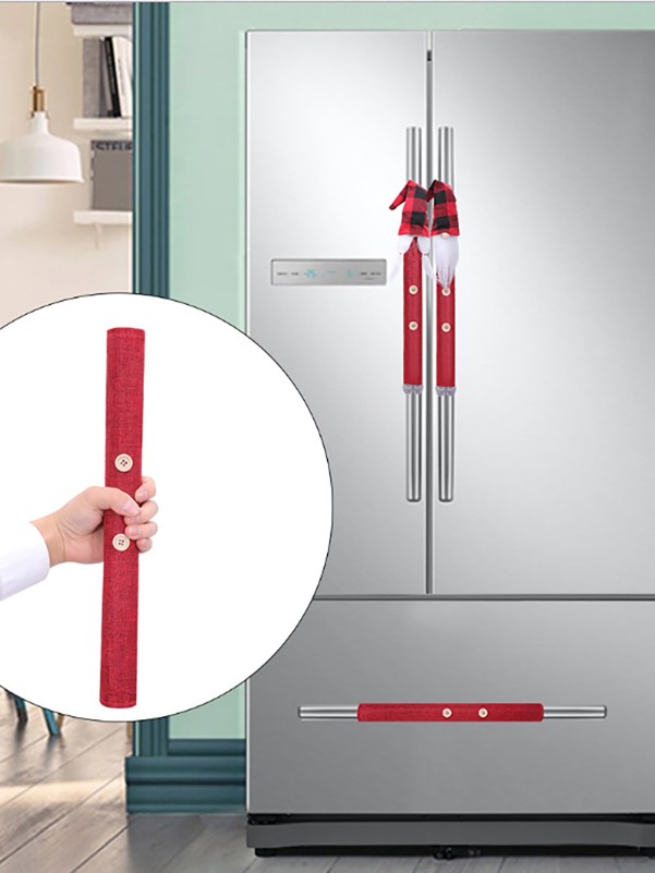 8pcs Christmas Refrigerator Handle Cover