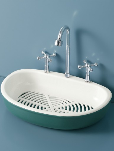 1pc Washbasin Design Random Soap Box