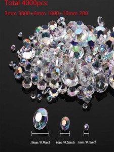 4000pcs Decorative Rhinestone