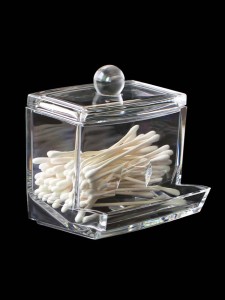 Cotton Swab Clear Storage Box