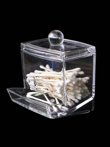 Cotton Swab Clear Storage Box