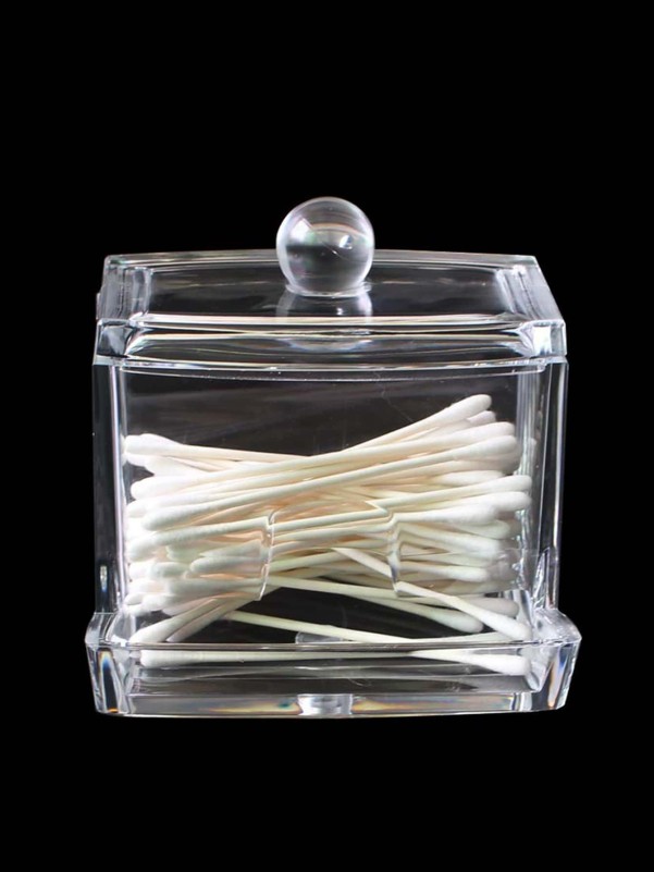 Cotton Swab Clear Storage Box