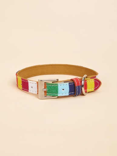 Colorblock Nylon Pet Collar