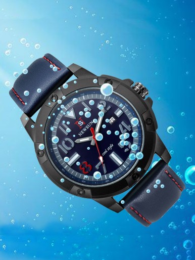 Men Water Resistant Quartz Watch