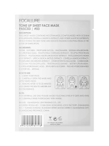 1pc Nicotinamide Facial Sheet