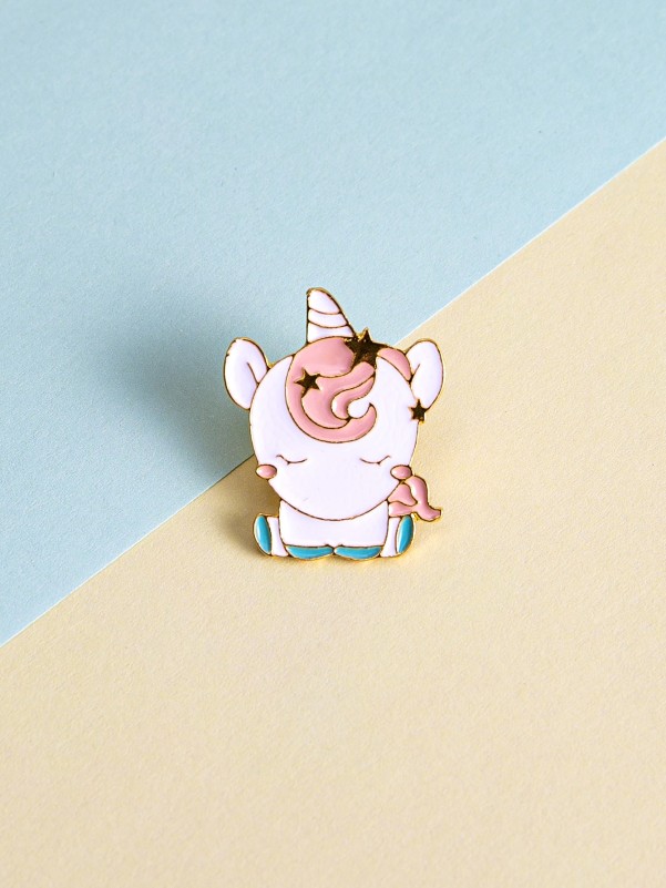 Girls Unicorn Design Brooch