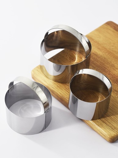 3pcs Stainless Steel Biscuit Cutter