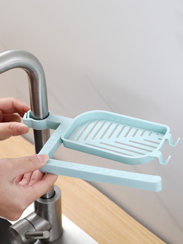 1pc Random Color Faucet Storage Rack