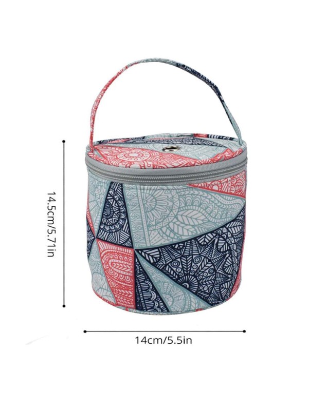 1pc Mandala Print Storage Bag