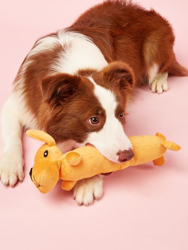 Dog Shaped Pet Plush Toy