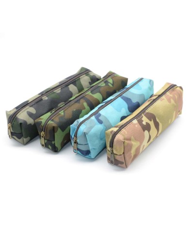 1pc Camo Pattern Random Pencil Bag