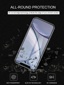 Tempered Glass Film Screen Protector Compatible With iPhone