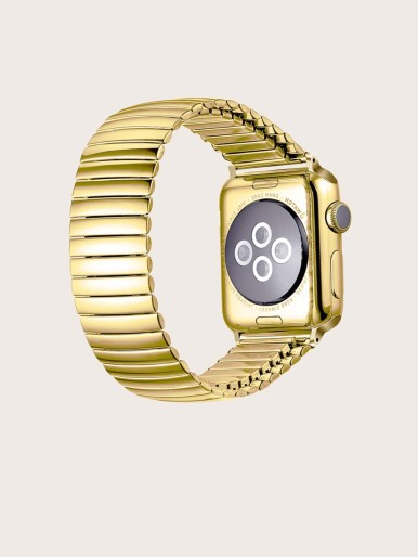 Stainless Steel Retractable Watchband Compatible With Apple Watch