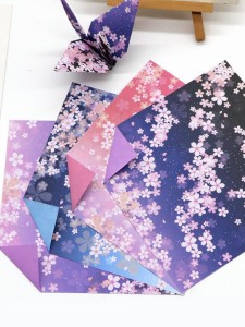 60pcs Flower Print Random Origami Paper