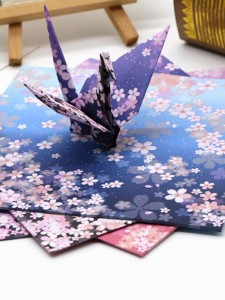 60pcs Flower Print Random Origami Paper