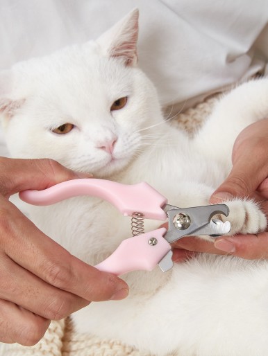 1pc Cat Nail Clipper & 1pc Cat Nail File