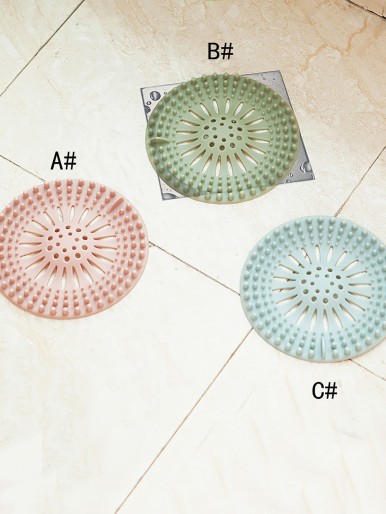 1pc Silicone Shower Drain Cover