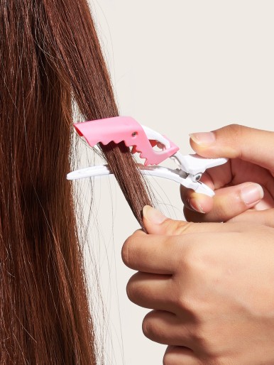 1pc Shark Design Salon Hair Clip