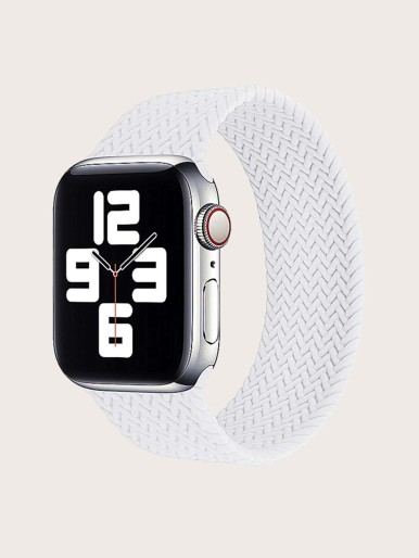 Elastic Silicone Watchband Compatible With Apple Watch