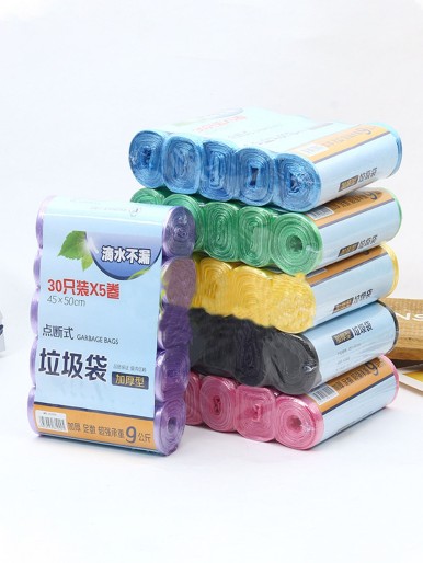 150pcs Random Color Garbage Bag