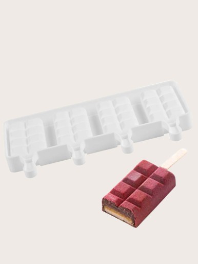 1pc 4 Grid Popsicle Mold