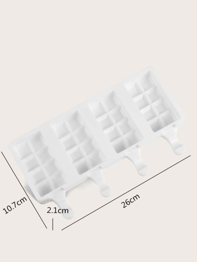 1pc 4 Grid Popsicle Mold