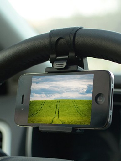 Car Steering Wheel Phone Holder