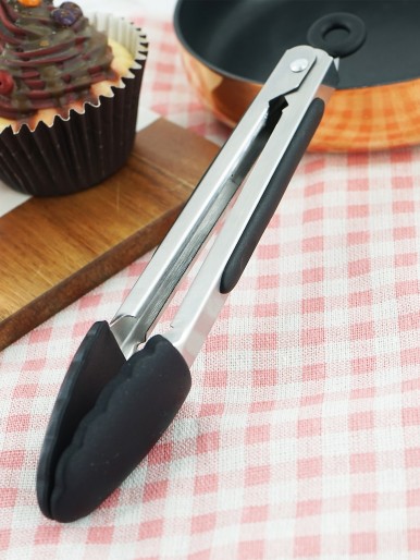 1pc 7 Inch Food Tongs