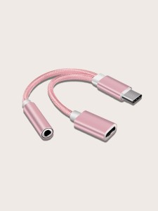 2 In 1 3.5MM Audio & Type-C Charger Cable Adapter