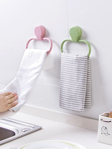 1pc Random Wall Mounted Towel Holder